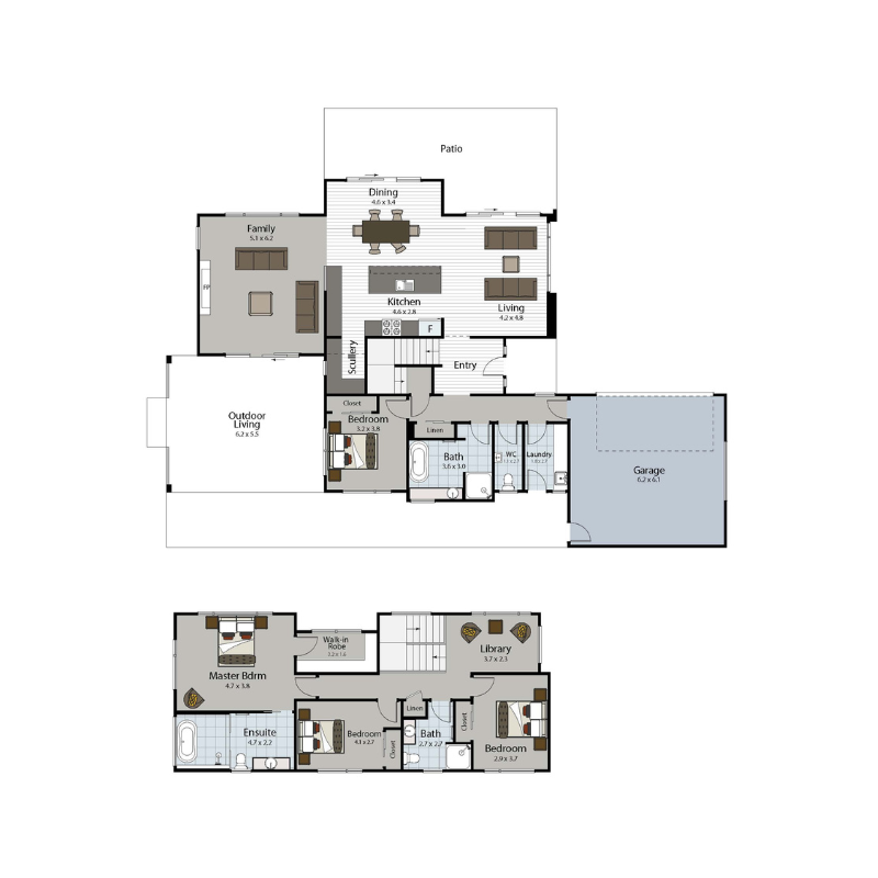 Nga Roto Design Floor plan